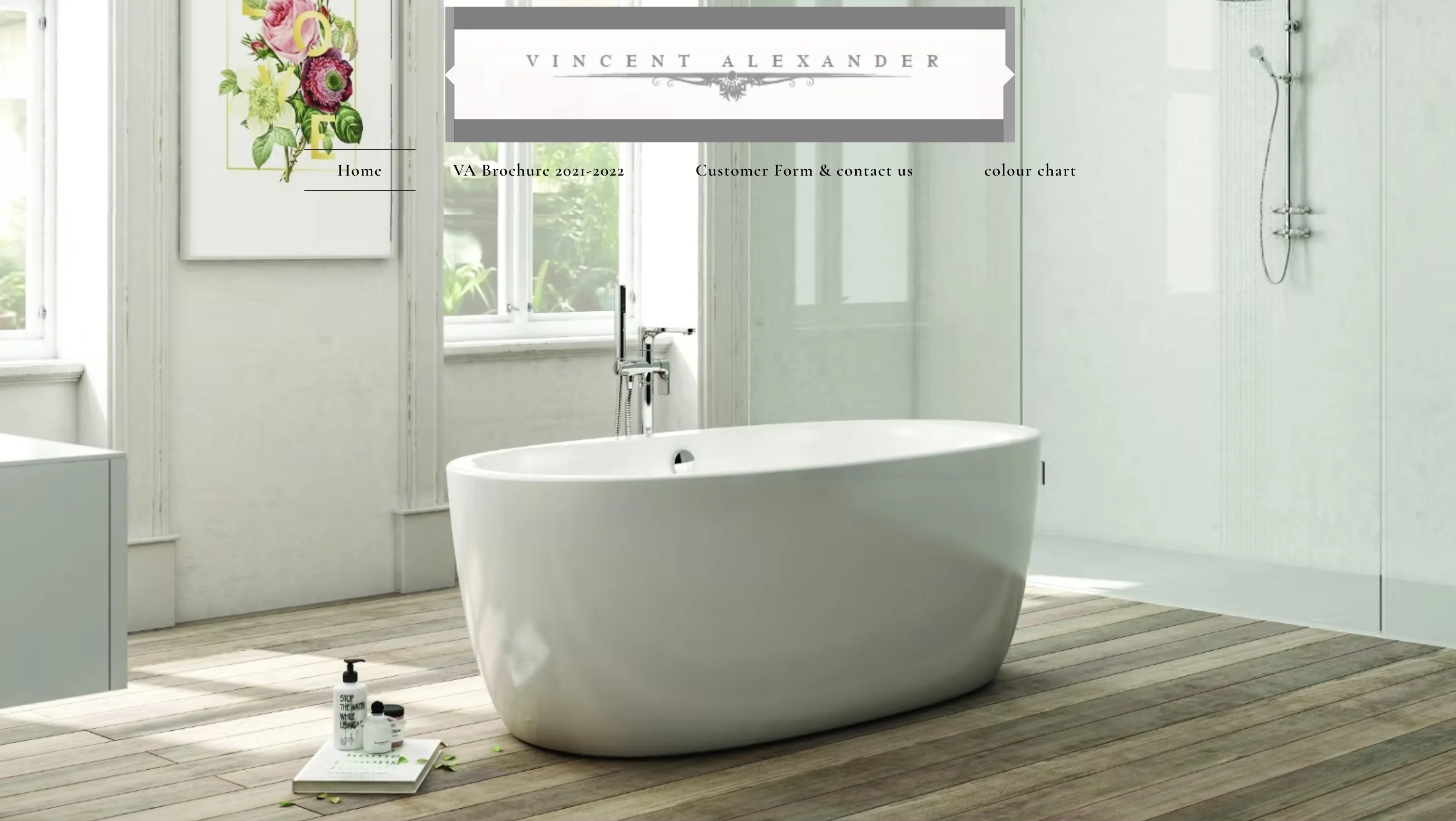 Vincent Alexander website screenshot